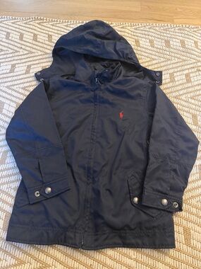 Boys Ralph Lauren Hooded Spring Jacket. Fleece lined. Size 10